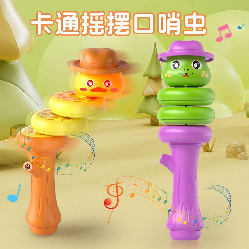 TikTok Viral Twisting Snake Toy – Whistle Spin, Balance & Stress Relief