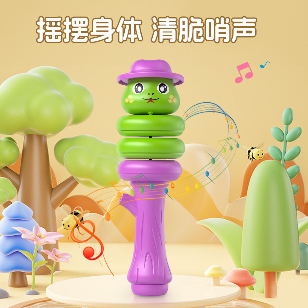 TikTok Viral Twisting Snake Toy – Whistle Spin, Balance & Stress Relief